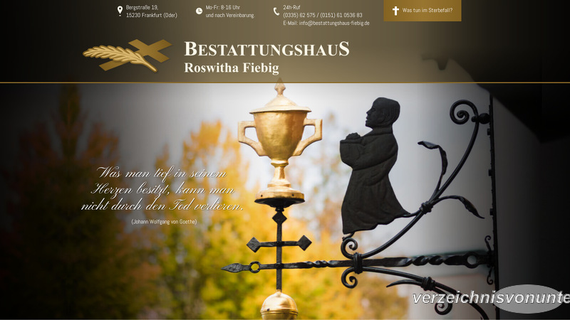 BESTATTUNGSHAUS ROSWITHA FIEBIG