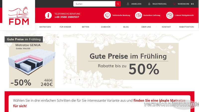 MATRATZENSHOP FDM